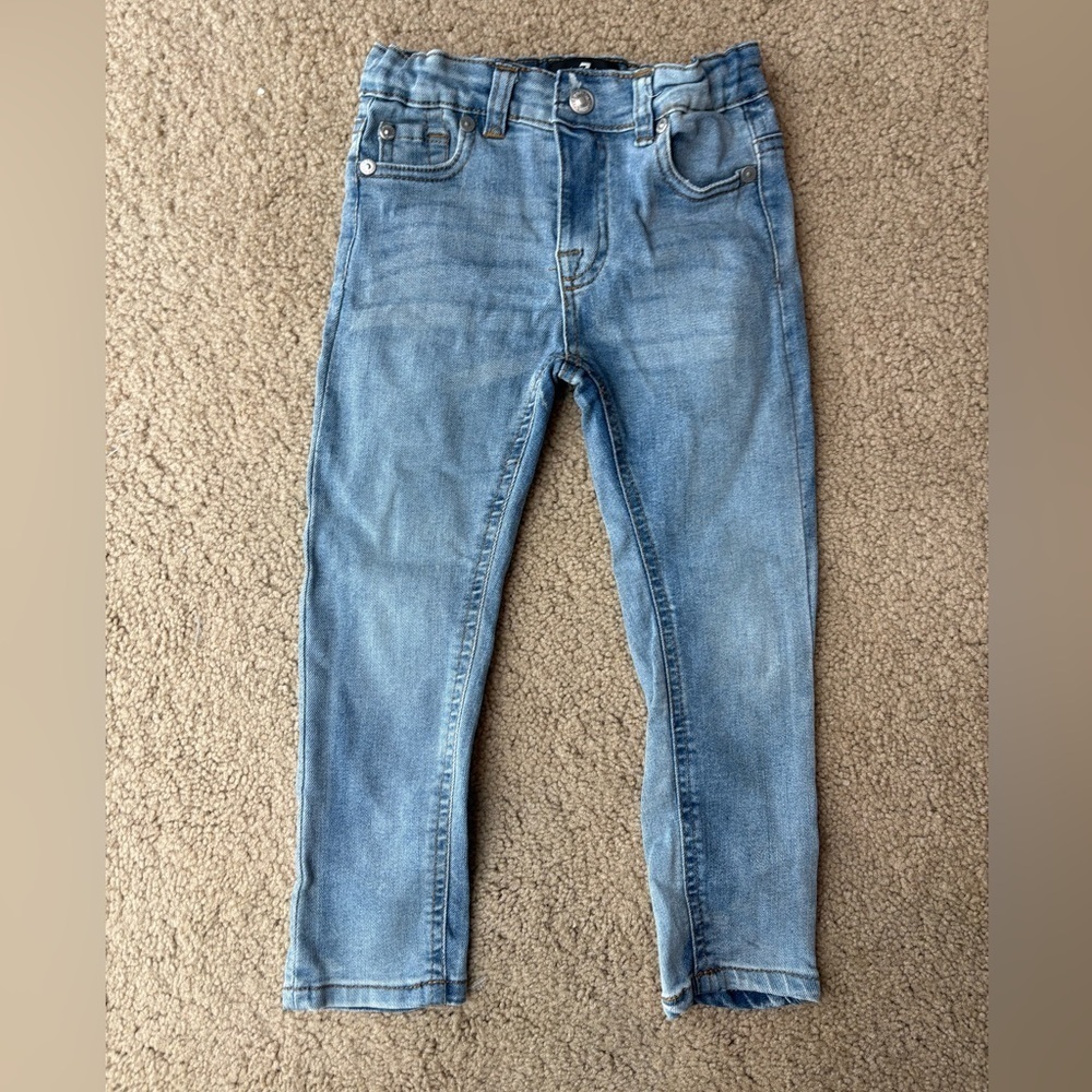 7 for all mankind blue boys blue jeans size 3t